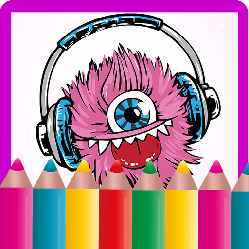 Coloring Games Cute Monster for PC / Mac / Windows 11,10,8,7 Free
