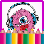 Cover Image of Tải xuống Coloring Games Cute Monster  APK