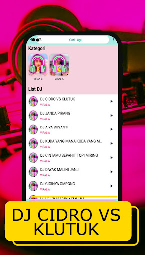 Android application DJ Cidro Vs Klutuk Offline screenshort