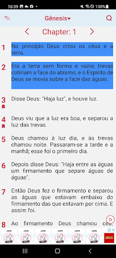 NVI Português Portuguese Bible Screen 2