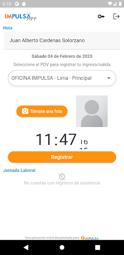 Registro PDV Screen 2