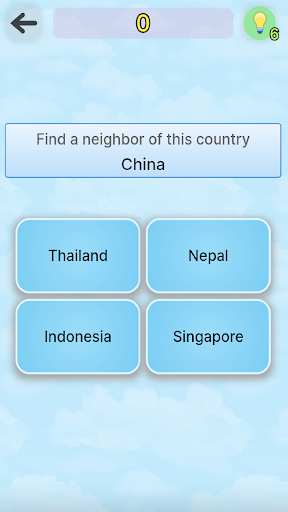 World Geography Game Screen 3