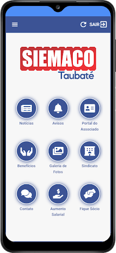 Android application SIEMACO TAUBATÉ screenshort
