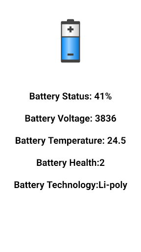 Battery Information Screen 2