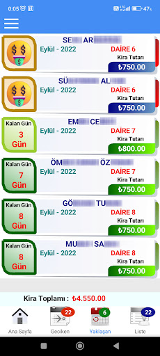 Rental Tracking Screen 3