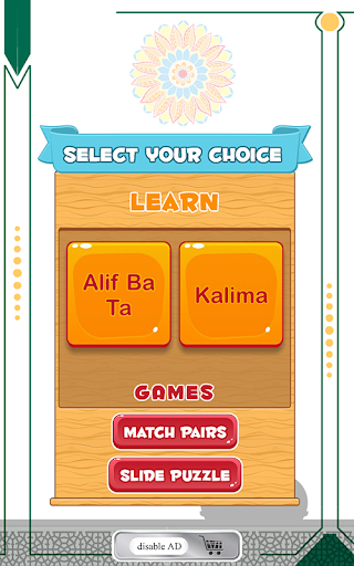 Arabic alphabets and 6 kalimas