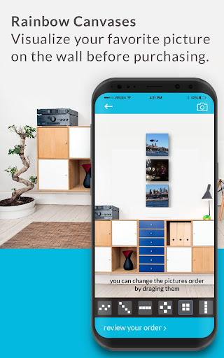 Android application Rainbow Prints Visualize Edit screenshort