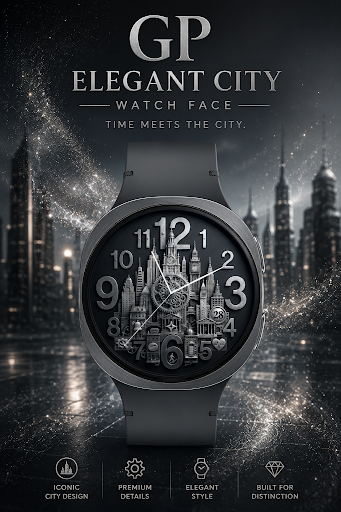 GP Elegant City Watch Face screenshot 6