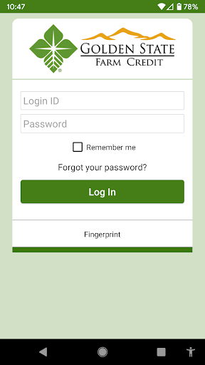 Android application GSFC eBanking App screenshort