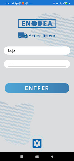 Android application NODA Livraison screenshort