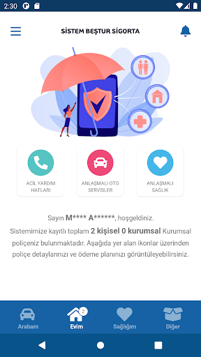 Android application Bentaş Manta screenshort
