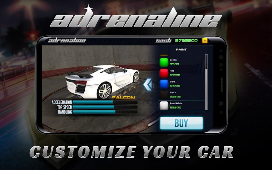 Adrenaline 1.3.4 APK + Mod (Unlimited money / Free purchase / Unlocked) for Android