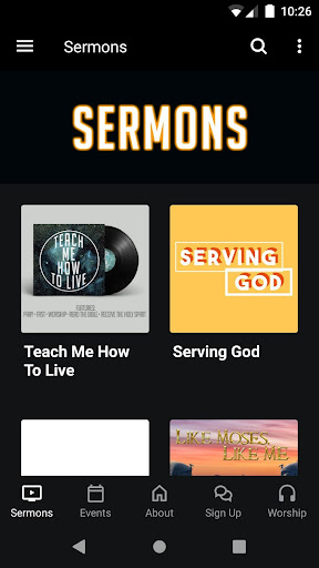 Android application Jubilee Youth screenshort