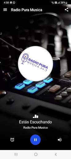 Android application Radio Pura Musica screenshort