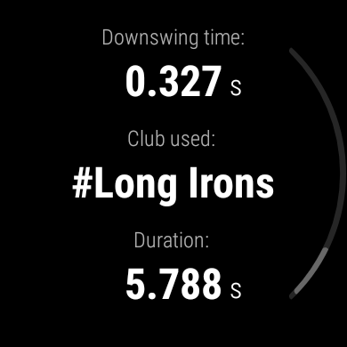 Screenshot of Trueshot Swing Tempo