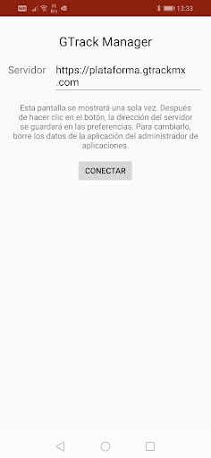 Android application GTrack Manager screenshort