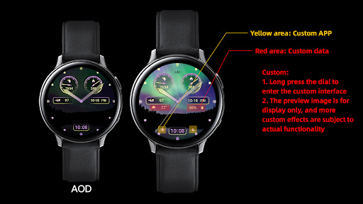 ZKin Watch Face Aurora Quartz screenshot 24