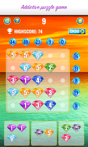Jewels 2  - Number puzzle gam