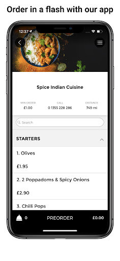 Spice Indian Cuisine EK Screen 2