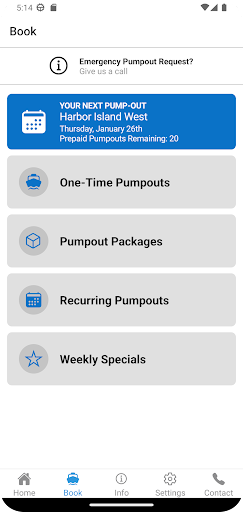Captain Pumpout Screen 2
