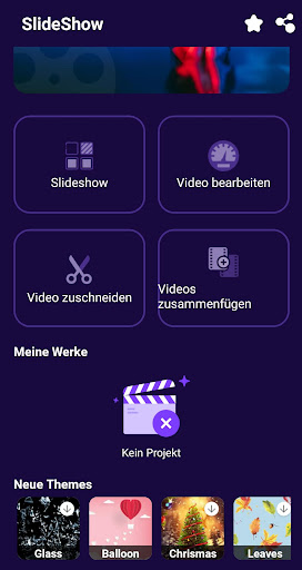 Android application Music Video Maker Slideshow screenshort