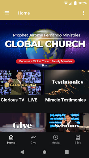 Android application Glorious TV screenshort