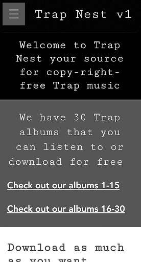 Android application Trap Music v1 screenshort