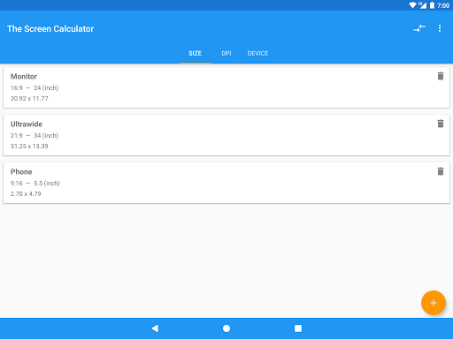 The Screen Calculator Screenshot