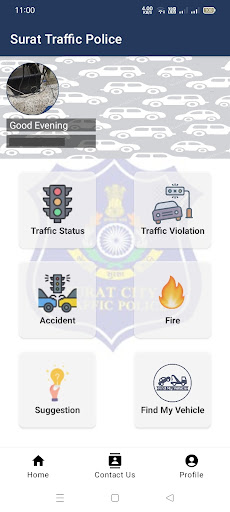 Android application Surat City Traffic Police screenshort