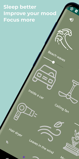 Android application Relaxoo - Sleep and relaxation screenshort
