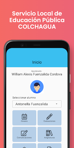 Android application SLEP Colchagua screenshort