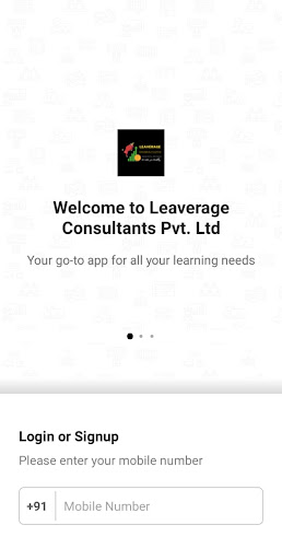 Android application Leaverage Consultants Pvt. Ltd screenshort