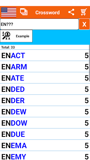 Android application Crossword Solver: Clue, Find screenshort