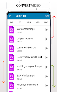 Datei Konverter - PDF, DOC, JPG, GIF, MP3, AVI Screenshot
