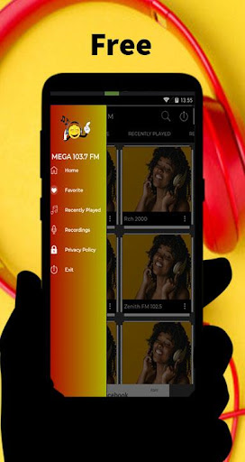 Android application Radio Mega 103.7 FM Haiti Live screenshort