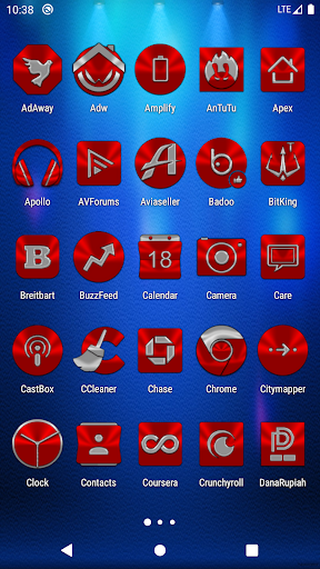 Red Icon Pack Screen 3