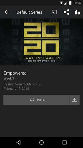 City Church App Screen 2