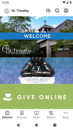 Android application St. Timothy on the Northshore screenshort