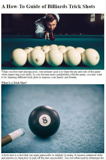 How to Make Pool Trick Shots ekran görüntüsü