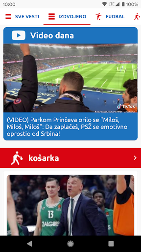 Sport Danas - Srbija Screen 2