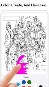 Anime Coloring Book: 100+ Page