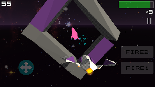 Retro Space Rail Shooter Demo Screen 3