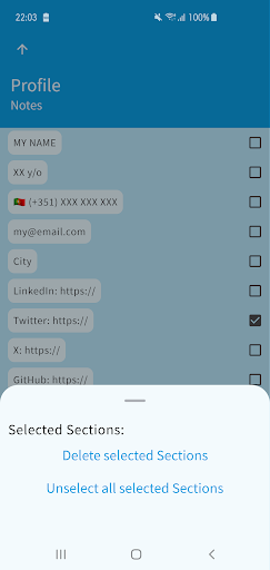 CVNotes Screen 3