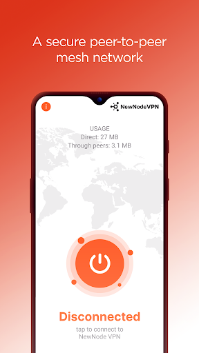 Android application NewNode VPN screenshort