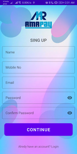 AMRPAY Screen 3