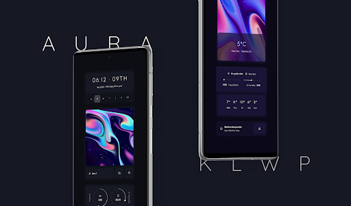 Android application Aura KLWP screenshort