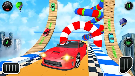 Mega Ramp Race: 汽車模擬 遊戲 手機 gt