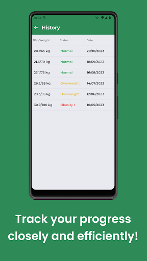 BMI Calculator - Ideal Weight Screen 3