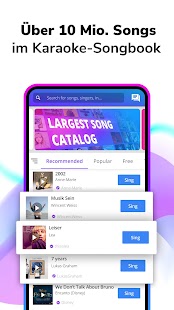 Smule: Sing Karaoke-Lieder Pamja e ekranit