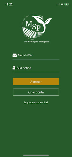 Android application MSP Soluções Biológicas screenshort